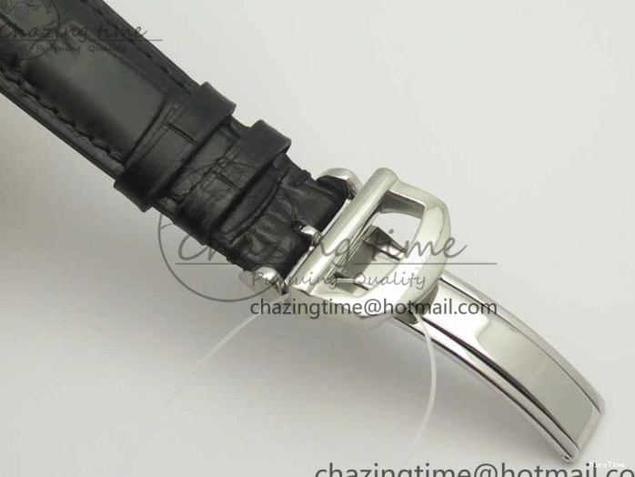 MIROTIME 0404 Portofino Automatic SS TWF 1:1 Best Edition Black Dial on Black Leather Strap A TravelReady 7199